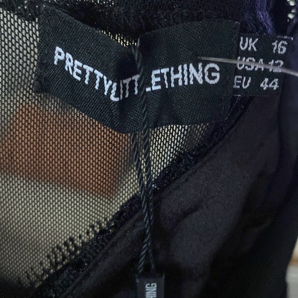 PrettyLittlething elegantlBlack Women's Nightgown Size US 12 ( P -8 ) - Picture 5 of 5